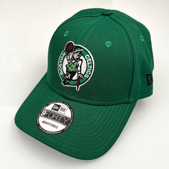 New Era Boston Celtics 9FORTY The League Strapback Adjustable Hat Cap OSFM NWT - Picture 1 of 8